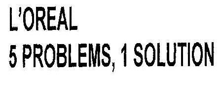 L'oreal 5 Problems, 1 Solution Device mark 1887201 Trademark
