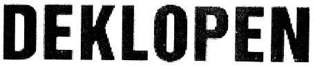 Deklopen Device mark 2990446 Trademark