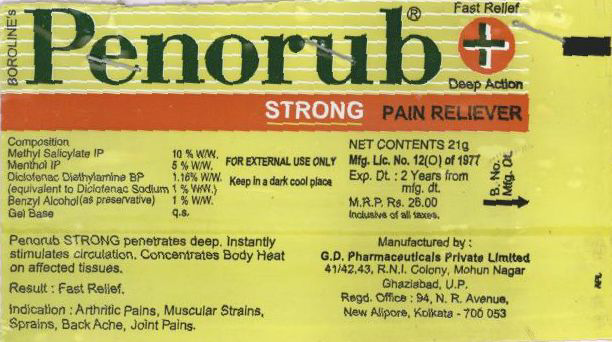Penorub Strong Device mark 1491776 Trademark