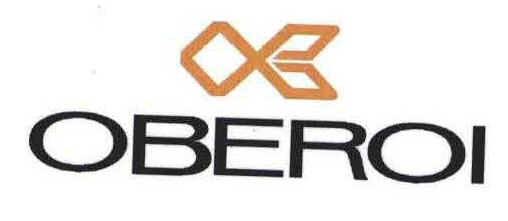 Oberoi (label) Device mark 1578260 Trademark
