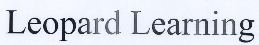 Leopard Learning Device mark 1751538 Trademark