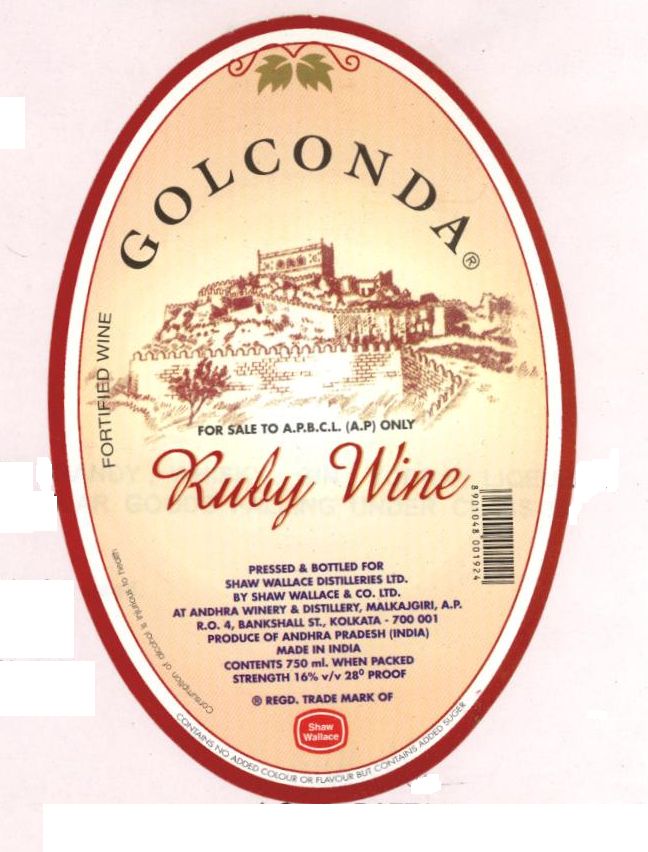 Goldcond Ruby Wine Device mark 1010807 Trademark
