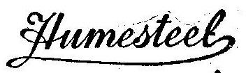 Humesteel (special Form Of Writing) Device mark 1314 Trademark