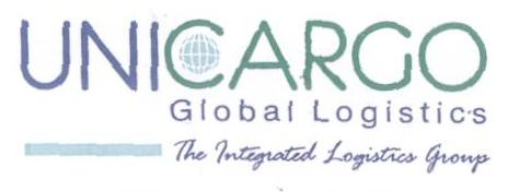 Unicargo Global Logistic (label) Device mark 1646074 Trademark