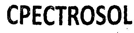 Cpectrosol (label) Device mark 2370618 Trademark