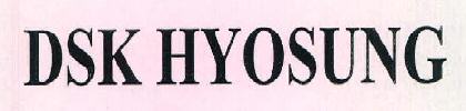Dsk Hyosung Device mark 2771165 Trademark