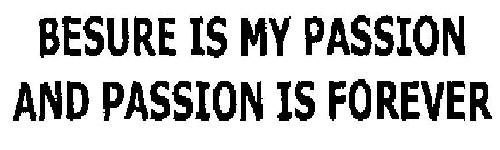 Besure Is My Passion And Passion Is Forever Device mark 1994840 Trademark