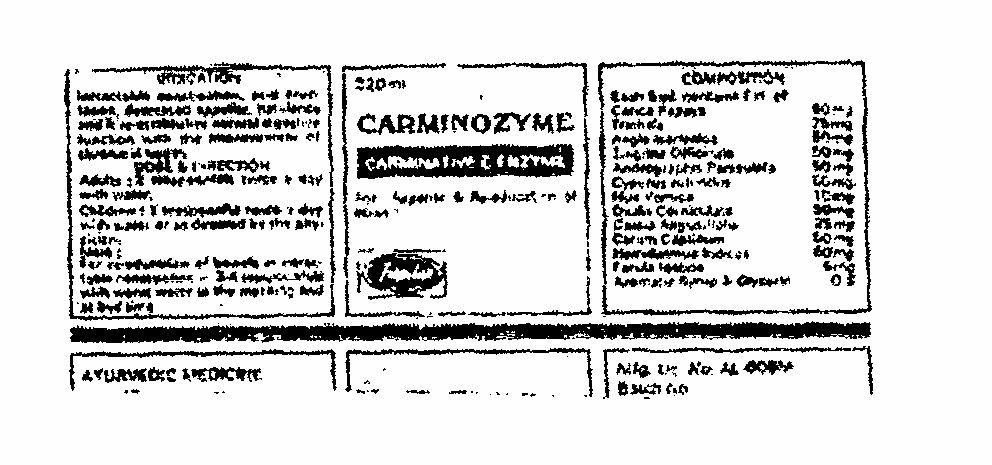 Carminozyme (device) Device mark 478110 Trademark