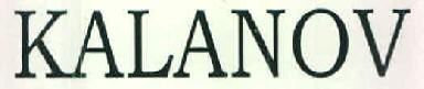 Kalanov Device mark 2824484 Trademark