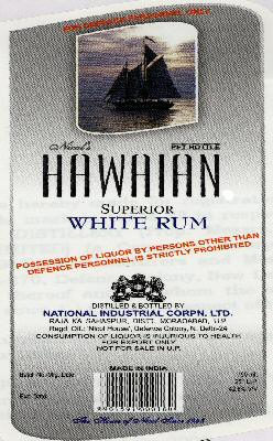 Hawaian With Label Device mark 1475533 Trademark