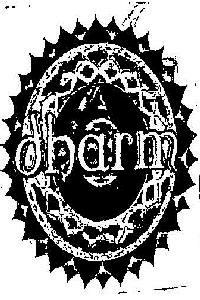 Dharm (with Device) Device mark 2084853 Trademark