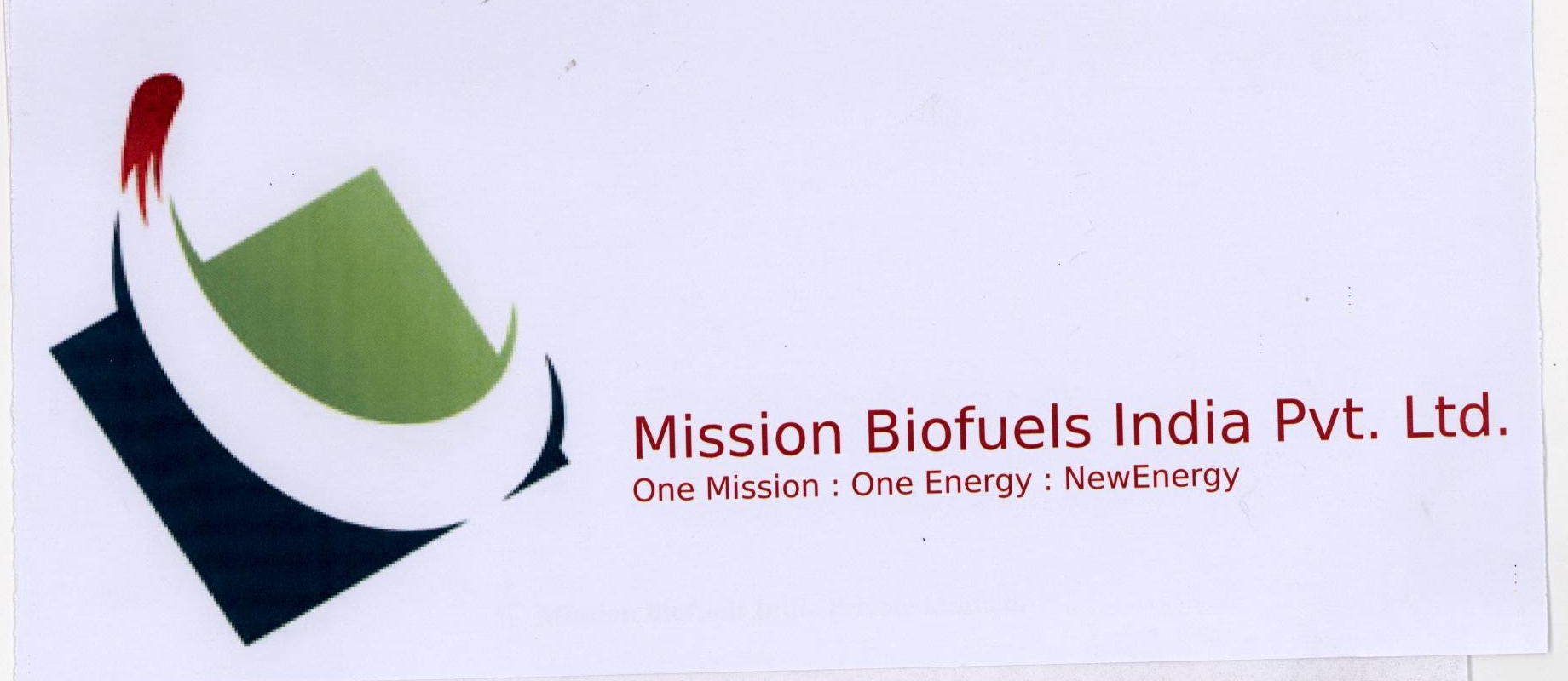 Mission Biofuels India Pvt.ltd. ( Label ) Device mark 1781032 Trademark