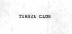 Tinsel Club Device mark 740728 Trademark