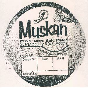 Muskan (device Of Gold Ornament) Device mark 1356325 Trademark