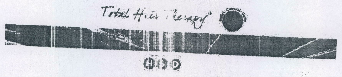 Total Hair Therapy Device mark 2085974 Trademark