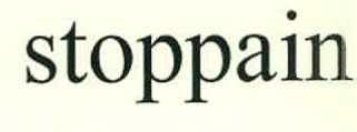 Stoppain Device mark 2614282 Trademark