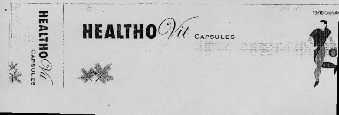 Healtho Vit (label) Device mark 1521063 Trademark