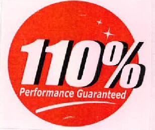 110% Performance Guaranteed Device mark 2464115 Trademark