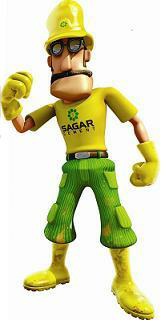 Sagar Cement (device Of A Man) Device mark 2670708 Trademark