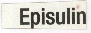 Episulin With Label Device mark 1565516 Trademark