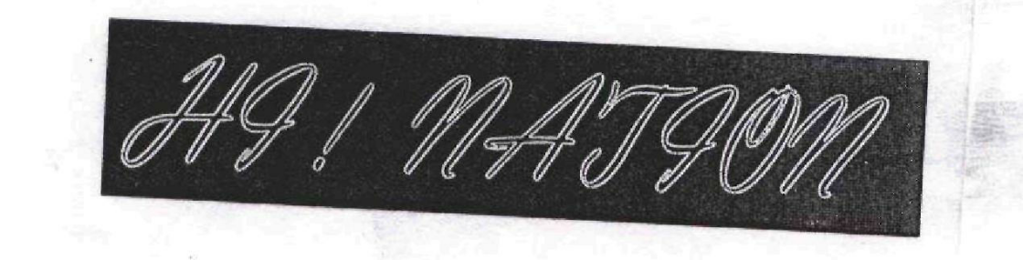 Hi ! Nation (label) Device mark 1725842 Trademark