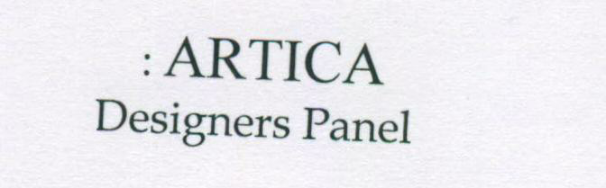 Artica Designers Panel. Device mark 1443240 Trademark