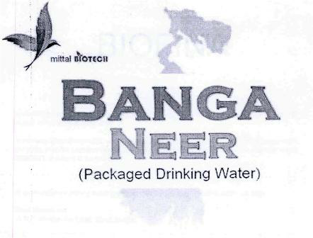 Banga Neer Device mark 2340294 Trademark