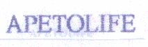 Apetolife Device mark 1483238 Trademark