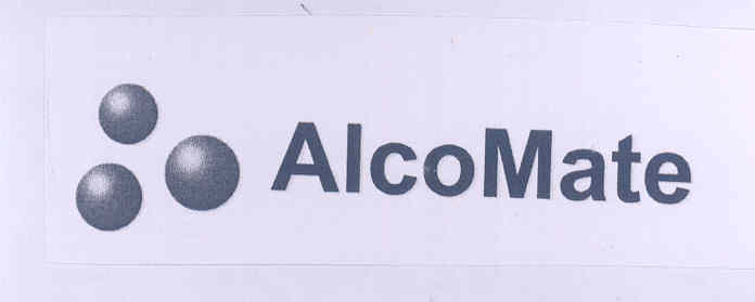 Alcomate (labal) Device mark 1736404 Trademark