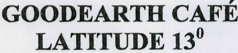 Goodearth Cafe Latitude 13 Device mark 1950637 Trademark