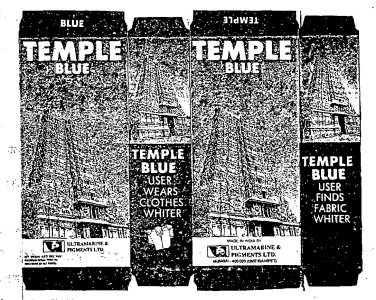 Temple Blue Device mark 868921 Trademark