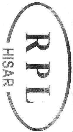 Rpl Hisar (label) Device mark 2545945 Trademark