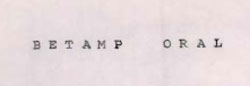 Betamp Oral Device mark 732773 Trademark