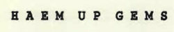 Haem Up Gems Device mark 720875 Trademark