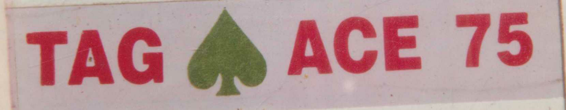 Tag Ace 75 Device mark 636204 Trademark