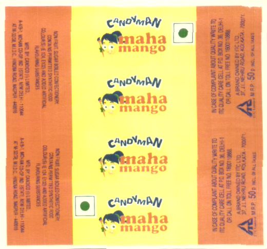 Candyman Maha Mango, Device Of A Child Face Device mark 1494079 Trademark