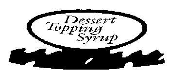 Dessert Topping Syrup (label) Device mark 894398 Trademark