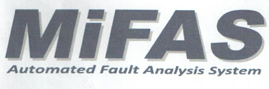 Mifas Automated Fault Analysis System Device mark 2610744 Trademark