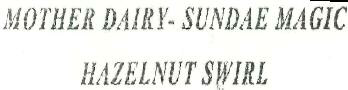 Mother Dairy-sundae Magic Hazelnut Swirl Device mark 1196588 Trademark