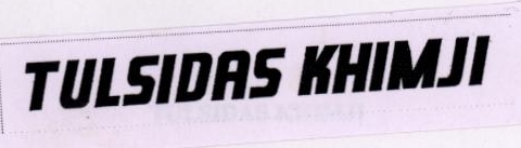 Tulsidas Khimji (label) Device mark 1799888 Trademark