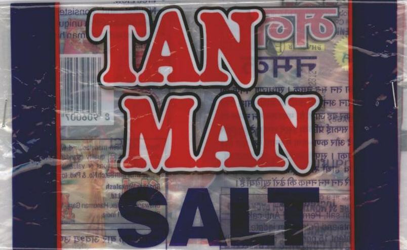 Tan Man Salt (label) Device mark 1669213 Trademark