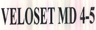 Veloset Md 4-5 Device mark 2570819 Trademark