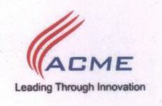 Acme (label) Device mark 1550117 Trademark