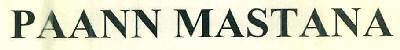 Paann Mastana Device mark 2813809 Trademark