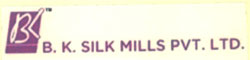 B.k. Silk Mills Pvt. Ltd With Bk Logo Device mark 2615217 Trademark