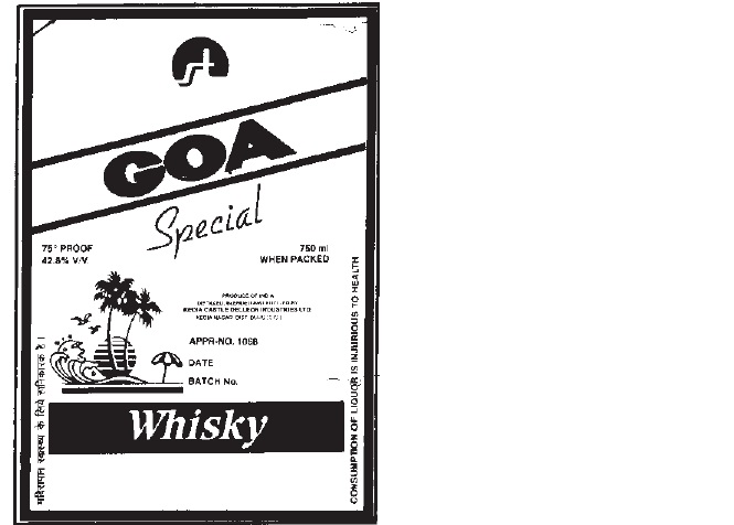 Goa Special (label) Device mark 1081383 Trademark