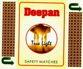 Deepan True Light Safety Matches (label) Device mark 2797961 Trademark