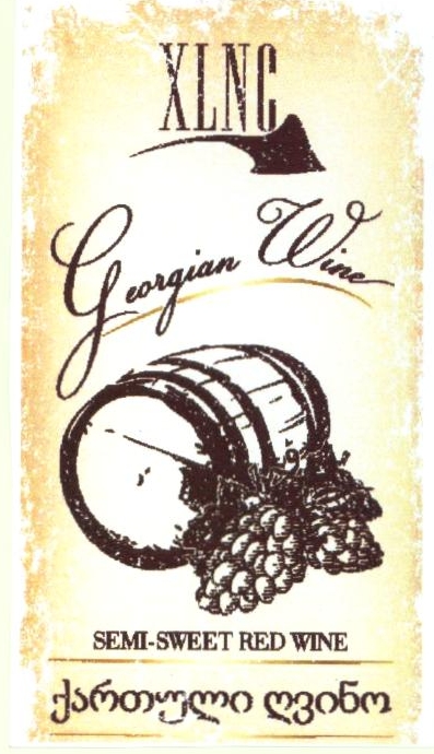 Xlnc Georgian Wine Semi-sweet Red Wine Device mark 2399277 Trademark