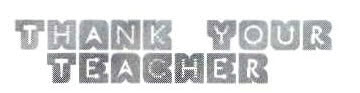 Thank Your Teacher Device mark 2573915 Trademark