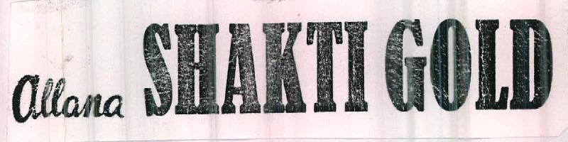 Allana Shakti Gold Device mark 2415110 Trademark